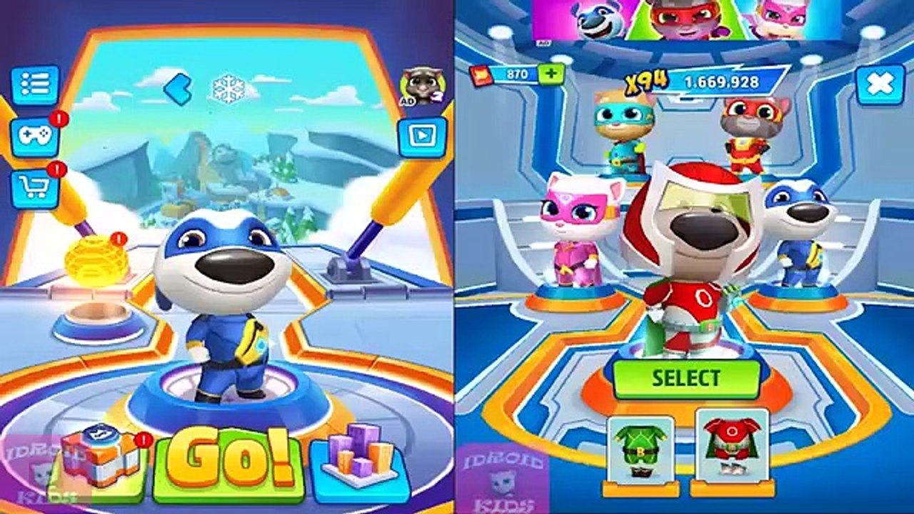 RUN- RUN- RUN- TALKING TOM HERO DASH NEW TALKING HANK VS TALKING BEN