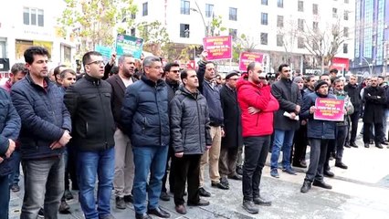 STK temsilcileri, İdlib'deki saldırılara tepki gösterdi