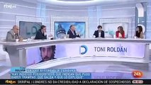 Sánchez lanza a Xabier Fortes contra Toni Roldán de Ciudadanos en TVE, cumpliendo así su amenaza