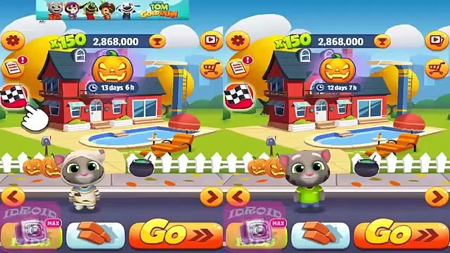 RUN- RUN- RUN- TALKING TOM GOLD RUN NEW HALLOWEEN 2019 MUMMY TOM VS TALKING TOM