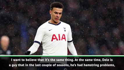 Mourinho concerned over Alli's fitness
