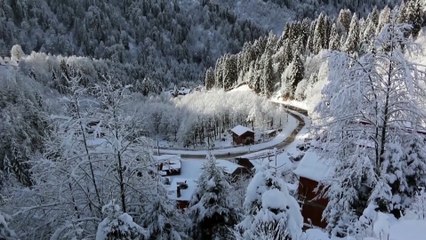 Ayder'deki tesislerde yılbaşı öncesi yoğunluk yaşanıyor - RİZE