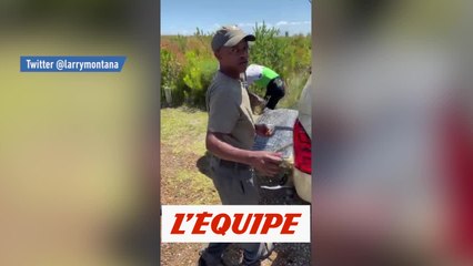 Bras cassé pour Nic Dlamini après une arrestation - Cyclisme - WTF