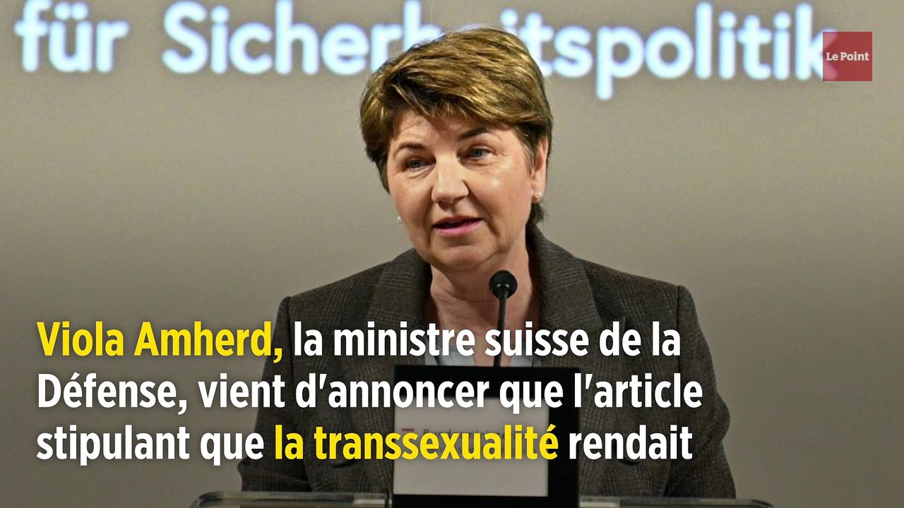 L'armée suisse s'ouvre aux transgenres