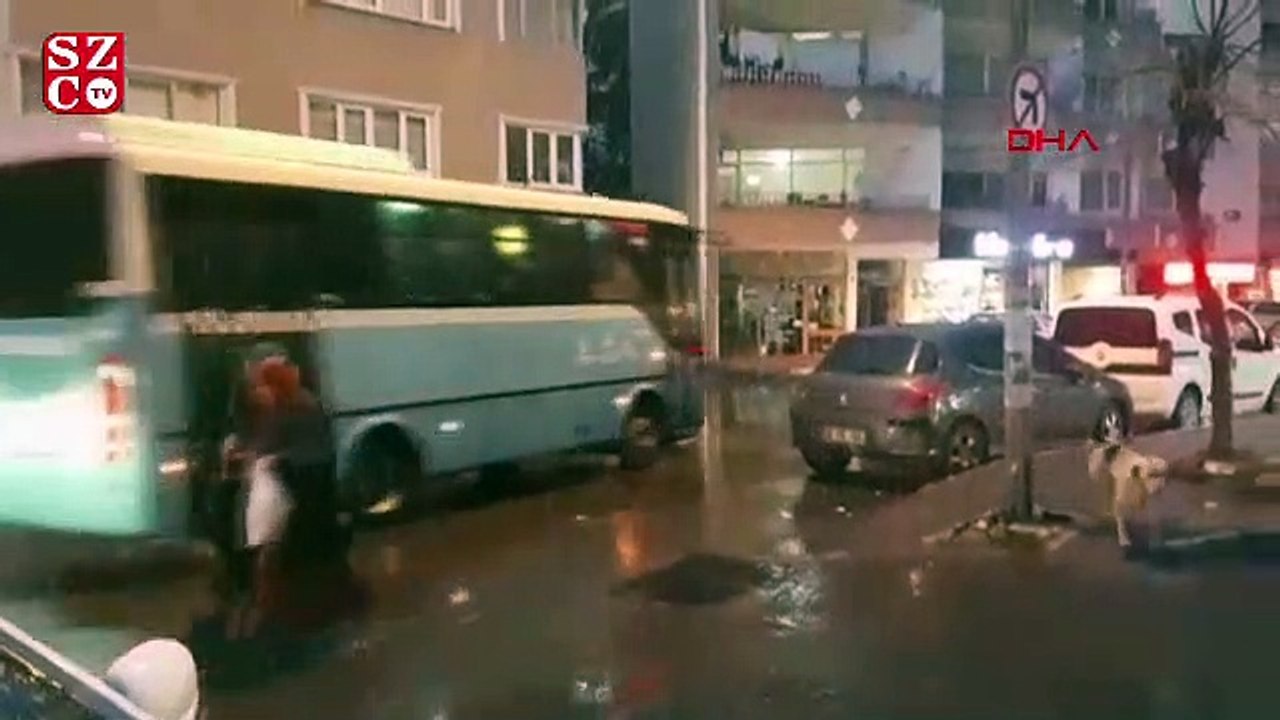 Çatalca'da kar yağışı etkili oluyor