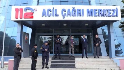 Vali Karaloğlu, uygulamaya katılan ekiplerle görüntülü bağlantı kurdu