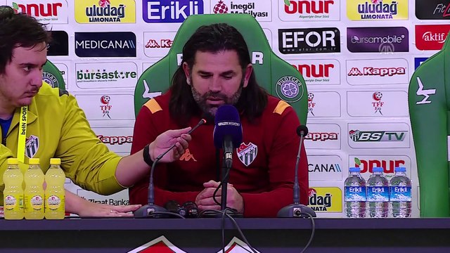 Bursaspor-Hatayspor maçının ardından - İbrahim Üzülmez - BURSA