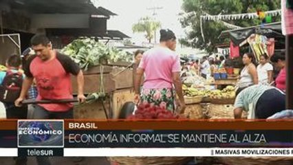 Brasil: economía informal se mantiene a la alza