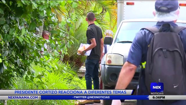 Presidente Cortizo reacciona a diferentes temas - Nex Noticias
