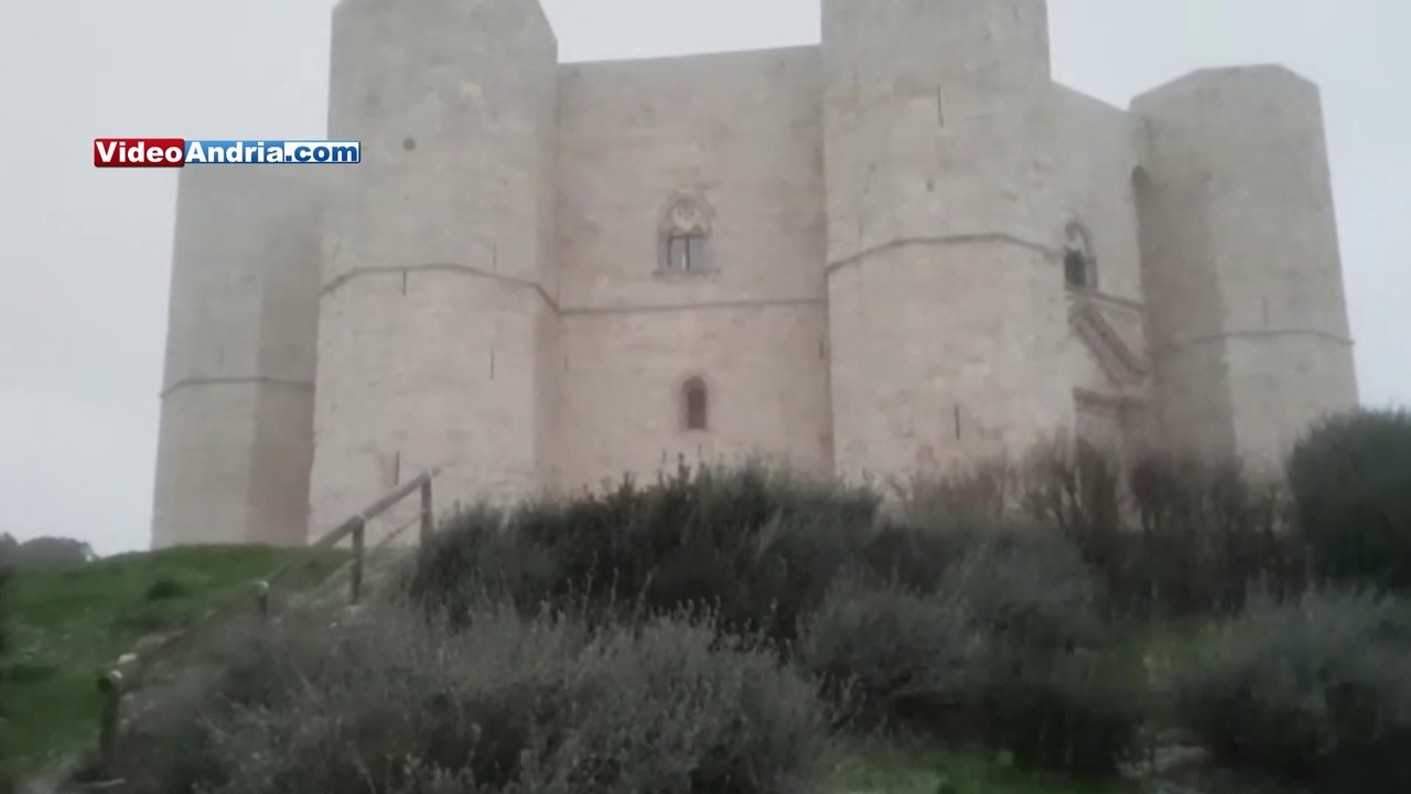 Tempesta di neve a castel del Monte - Andria (Puglia) 28 dicembre 2019