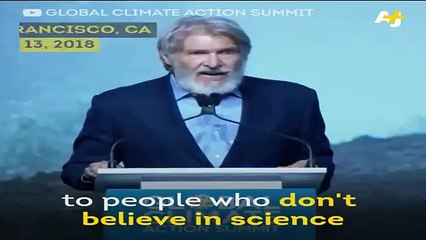 Global Climate Action Summit. Intervención de Harrison Ford
