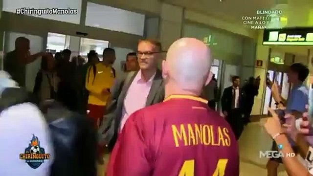 Así fue el show de Alfredo Duro con Kostas Manolas...y Totti