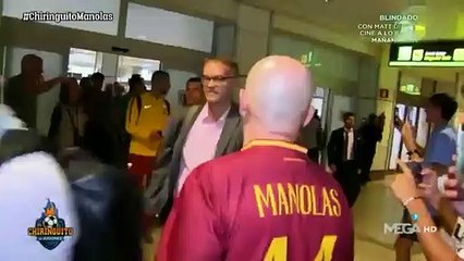 Así fue el show de Alfredo Duro con Kostas Manolas...y Totti