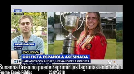 Susanna Griso no puede reprimir las lágrimas en directo