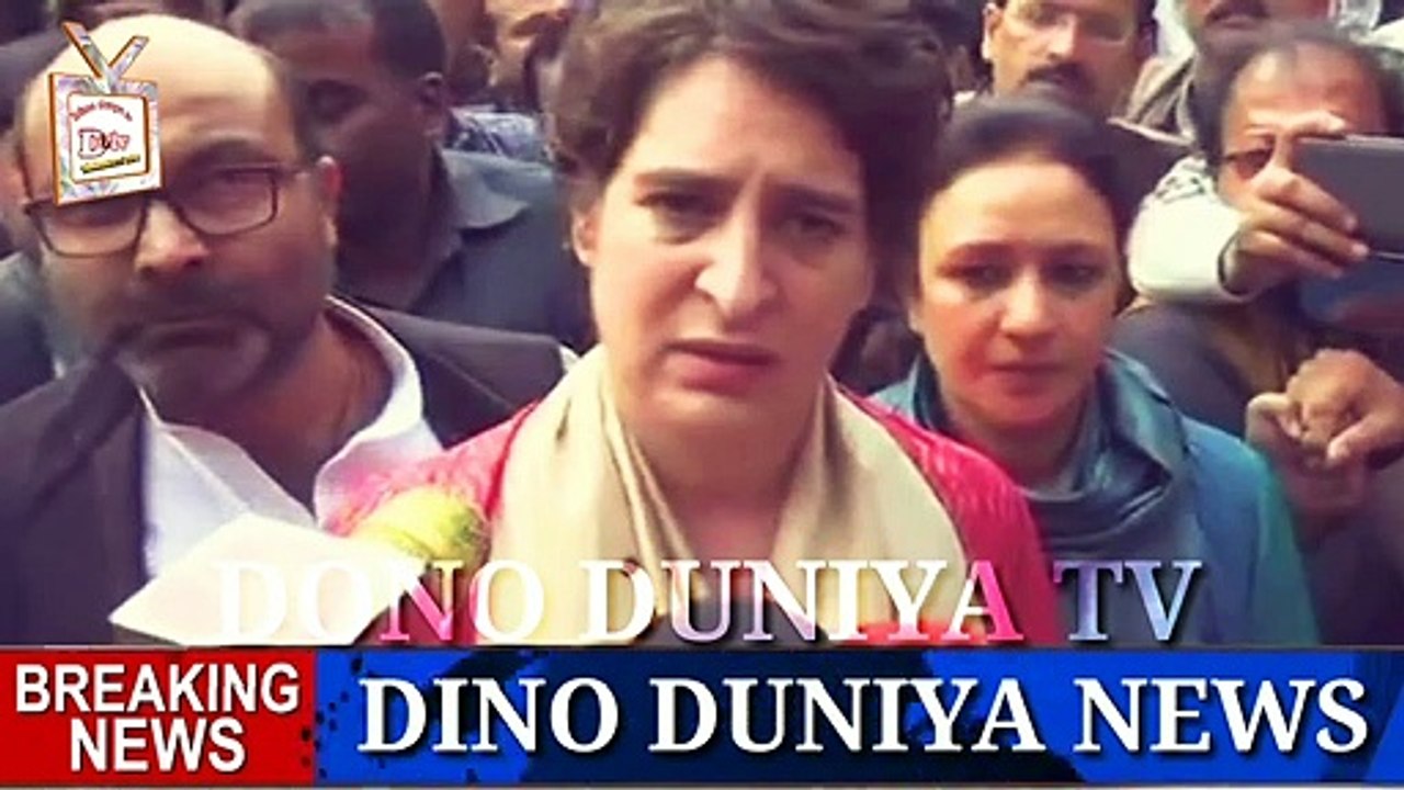 यूपी पुलिस पर प्रियंका गांधी का बड़ा आरोप, कहा- मेरा गला दबाकर रोका और  धक्का दिया