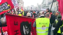 Manifestaciones y transportes perturbados en el 24º día de huelga en Francia