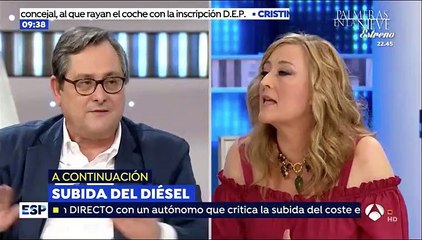 Marhuenda se harta de los insultos de Beni: "Te vas a la mierda, maleducada"