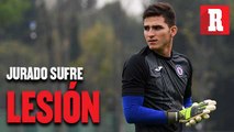 Sebastián Jurado sufre lesión en Cruz Azul