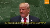 Los líderes mundiales en la ONU de descojonan de esta frase de Donald Trump