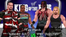 WWF Invasion No Mercy Mod Matches The Dudley Boyz vs Spike Dudley & Kane