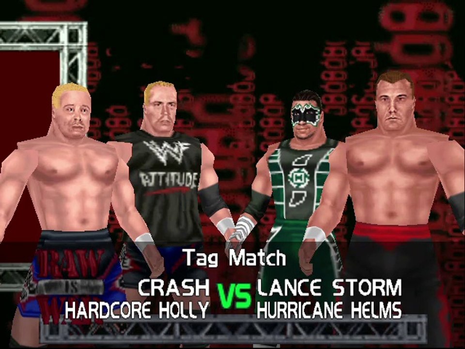 WWF Invasion No Mercy Mod Matches The Holly Cousins vs Hurricane & Lance Storm