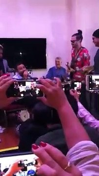 Díaz-Canel finalizó su visita a la Asamblea General de la ONU bailando y tocando congas