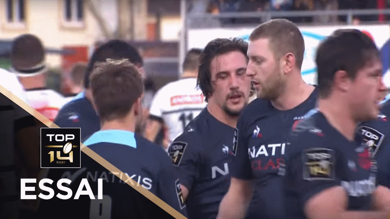TOP 14 - Essai Camille CHAT 1 (R92) - Brive - Racing 92 - J12 - Saison 2019/2020