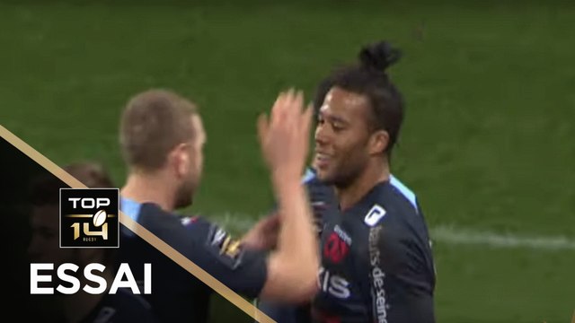 TOP 14 - Essai Teddy THOMAS (R92) - Brive - Racing 92 - J12 - Saison 2019/2020