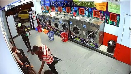 MG VIRAL : Dua sahabat disamun di kedai dobi