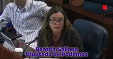 El nuevo rebuzno de una diputada podemita: 