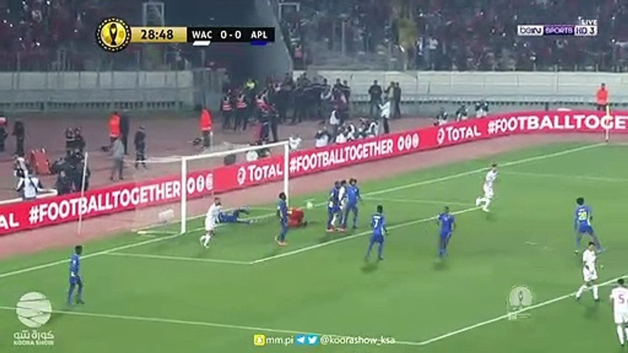شاهد اهداف وملخص فوز الوداد المغربي  على بيترو اتلتيكو  4-1 في دوري ابطال افريقيا