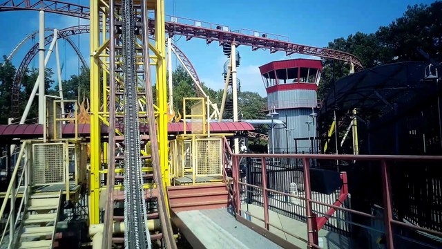 dare devil dive front row pov six flags over georgia