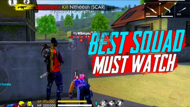 Free Fire Squad Match || Must Kills || Head Shots || Garena Free Fire || Punjabi Gamers