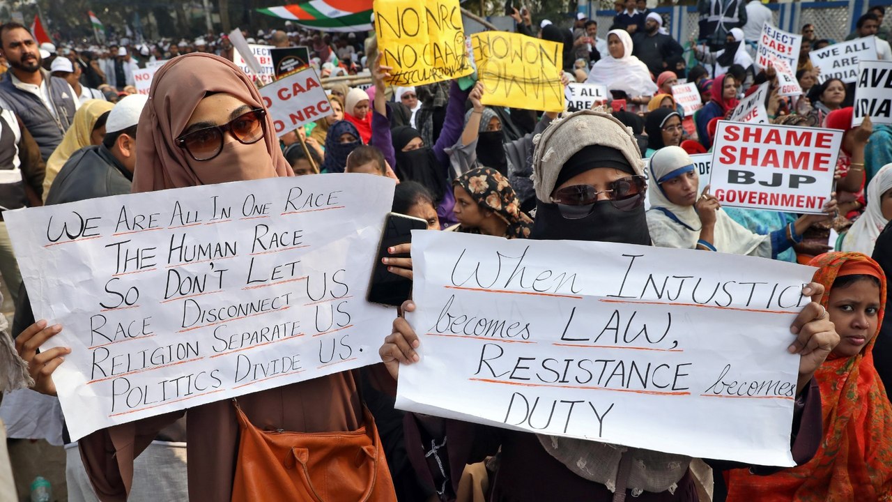 The women at the front lines of India's citizenship law protests