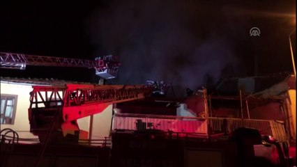 Burdur'da ev yangını