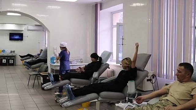 Plane Crash Survivors Receive Treatment at a Hospital in Kazakhstan
