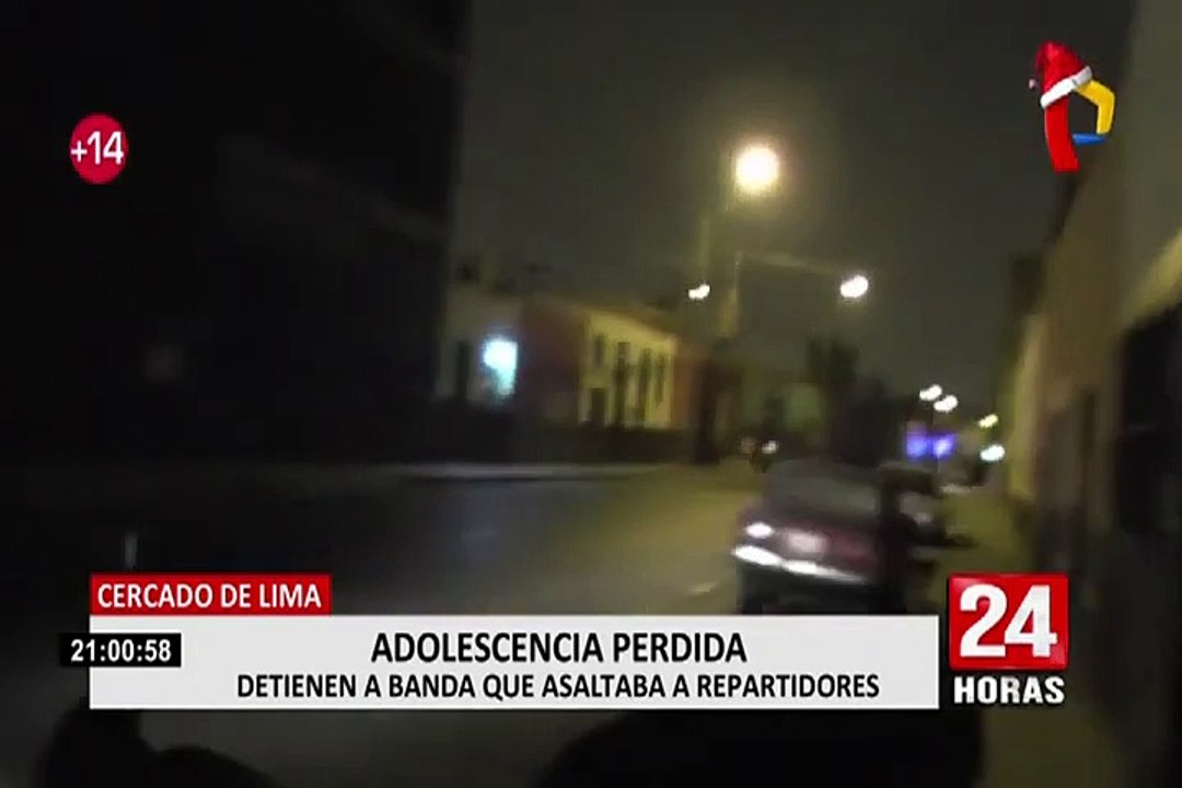 Cercado de Lima: detienen a banda delincuencial integrada por menores de edad