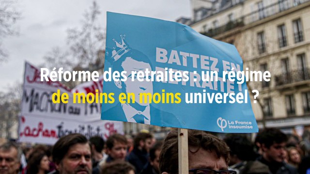 Réforme des retraites : un régime de moins en moins universel ?
