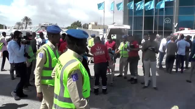 Somali'deki terör saldırısı - Yaralıların sevk edilmesi
