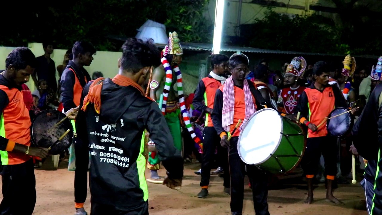 dancing Parai Music using  thappattai - this music will make you dance dont miss