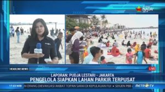 70 Ribu Pengunjung Padati Kawasan Ancol