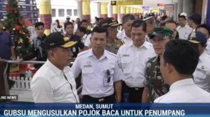 Gubernur Edy Usulkan Pengadaan Pojok Baca di Stasiun KA Medan