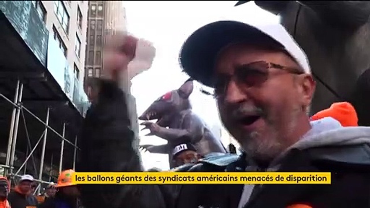 Les ballons géants des syndicats américains menacés de disparition