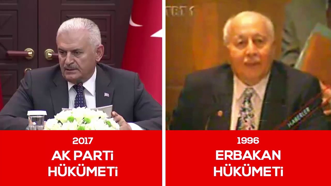 ERBAKAN HÜKÜMETİ İLE AKP HÜKÜMETİ ARASINDAKİ ZAM AÇIKLAMA FARKI (1)