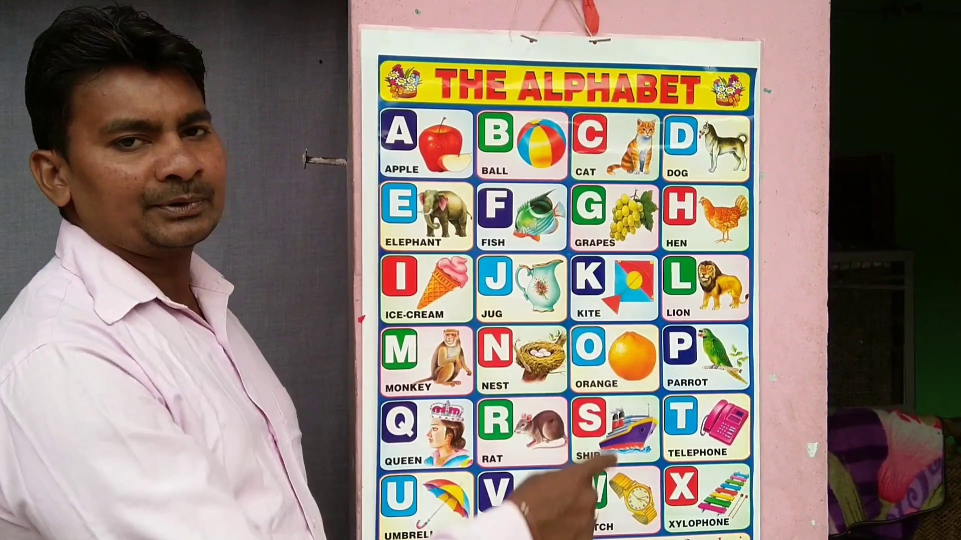 A For Apple B For Ball C For Cat D For Doga For Apple B For Badka Apple A For Apple B For Badka Apple C For Chotka Apple Comedy Abcd Phonics