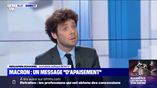Avec ses vœux de fin d'année, Emmanuel Macron souhaite faire passer un message d'apaisement