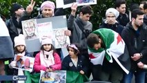 وقفة احتجاجية أمام السفارة الروسية في مدينة بون الألمانية تضامنا مع إدلب
