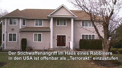 Stichwaffenangriff in Rabbiner-Haus ist "Terrorakt"
