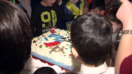 Lösemili çocuklara yeni yıl morali