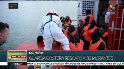 España: 33 personas migrantes fueron rescatadas por guardia costera